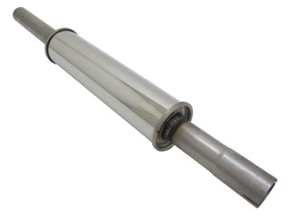 Pre-silencer stainless steel Connection dimensions 50mm