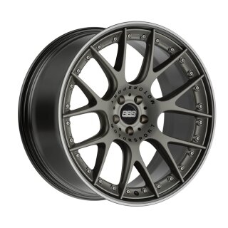 BBS CH-RII 9.5x21 5/112 ET23 Platinum/Black FlowForming Wheel