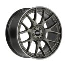 BBS CH-RII 9.5x21 5/112 ET23 Platinum/Black FlowForming...