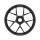 BBS FI-R ZV 9.5x20 0/0 ET50 Black Satin Forged Wheel