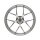 BBS FI-R 8.5x20 5/130 ET54 Platinum Silver Forged Wheel