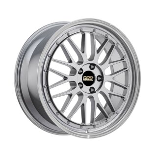 BBS LM 7,5x17 4/100 ET40 Brillantsilber Schmiedefelge