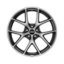 BBS SR 8.0x17 5/120 ET30 Vulcano-Grey Casting Wheel