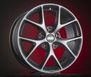 BBS SR 7,5x17 5/114,3 ET42 Himalaya-Grau seidenmatt Gussfelge