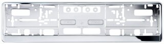 Kennzeichenhalter ERUSTAR Chrome-Look Standard-Format 520 x 110 mm