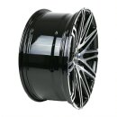 Twin Monotube 20 Inch Deep Concave 9x20 5/112 ET40 NB73,1 Highgloss Black Polished