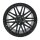 Twin Monotube 20 Inch Deep Concave 9x20 5/120 ET39 NB65,1 Satin Black