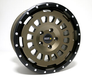 Twin Monotube AT17 8x17 5/120 ET40 NB65,1 Matt Bronze/Matt Black