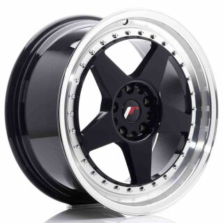 Japan Racing JR6 8,5x18 5/114,3-120 ET22 NB74,1 Schwarz