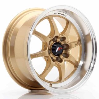 Japan Racing TFII 7,5x15 4/100-114,3 ET10 NB73,1 Gold