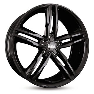 MAM A1 8,0x18 5/112 ET44 Schwarz Alufelge
