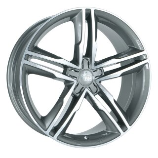 MAM A1 8,0x19 5/112 ET30 Palladium frontpoliert Alufelge