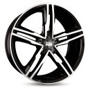 MAM A1 8.0x19 5/112 ET42 NB66.5 Black Front Polish