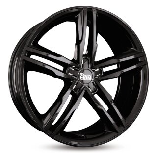 MAM A1 8,0x19 5/112 ET30 Schwarz Alufelge