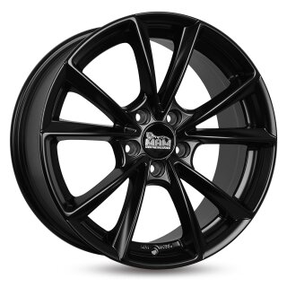 MAM A5 8.0x18 5/112 ET45 NB66.6 Matt Black Painted