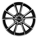 MAM A5 8.0x19 5/112 ET30 NB66.6 Matt Black Front Polish