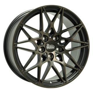MAM B2 8,5x19 5/120 ET35 Matt Schwarz Bronze Alufelge
