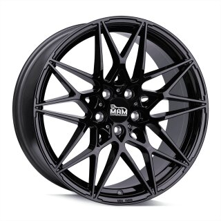 MAM B2 8.5x19 5/112 ET30 NB72.6 Black Painted