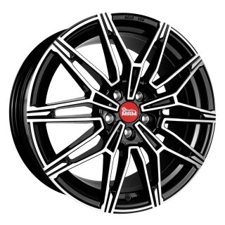 MAM B3 8,5x19 5/112 ET30 Schwarz frontpoliert Alufelge