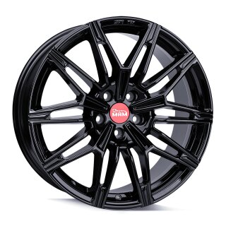 MAM B3 8.5x19 5/120 ET20 NB72.6 Black Painted