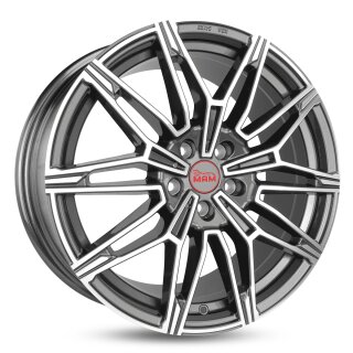 MAM B3 8,5x19 5/120 ET35 Palladium frontpoliert Alufelge