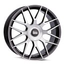 MAM GT1 8.5x19 5/100 + 112 ET45 Schwarz frontpoliert...