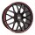 MAM GT1 8,5x19 5/100 + 112 ET30 Matt Schwarz lippe Rot Alufelge