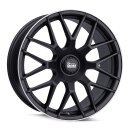 MAM GT1 9.5x21 5/130 ET52 NB71.5 Matt Black Lip Polish