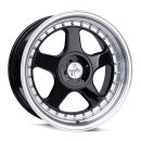 Keskin KT1 8.5x18 5/112 + 120 ET35 Schwarz lippe poliert...