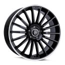 Keskin KT15 8,0x18 5/112 ET45 Schwarz lippe poliert Alufelge
