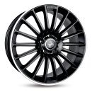 Keskin KT15 8,0x18 5/112 ET30 Matt Schwarz lippe poliert...