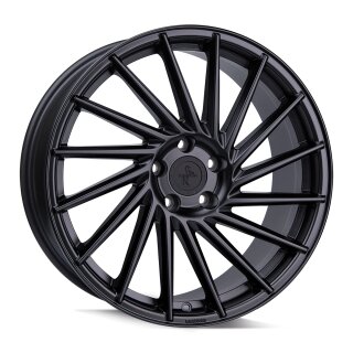 Keskin KT17 8.0x18 4/100 ET35 NB63.4 Matt Black Painted