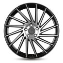 Keskin KT17 8,0x18 5/108 ET45 Schwarz frontpoliert Alufelge