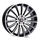 Keskin KT18 8,0x18 5/112 ET30 Schwarz frontpoliert Alufelge