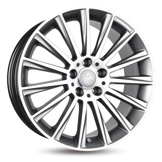 Keskin KT18 8,5x20 5/112 ET30 Palladium frontpoliert Alufelge