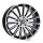 Keskin KT18 7,0x17 5/114,3 ET40 Schwarz frontpoliert Alufelge
