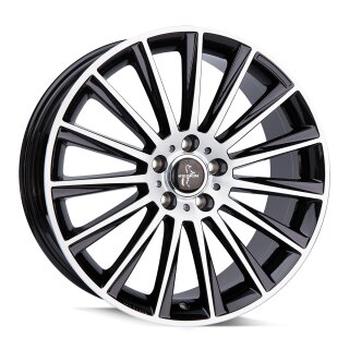 Keskin KT18 8.5x19 5/112 ET30 NB72.6 Black Front Polish