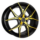 Keskin KT19N 8.5x19 5/112 ET45 NB72.6 Black Front Gold