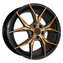 Keskin KT19N 8,5x19 5/112 ET45 Matt Schwarz front Kupfer...
