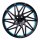 Keskin KT20 8.0x18 5/112 ET45 NB72.6 Black Painted Blue Inside