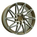 Keskin KT20 8,5x19 5/112 ET30 Bronze frontpoliert Alufelge