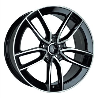 Keskin KT21 8.0x18 5/112 ET30 NB66.6 Black Front Polish