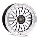 Keskin KT22 8,5x19 5/112 ET45 Schwarz frontpoliert Alufelge