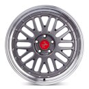 Keskin KT22 8.0x18 5/112 ET45 Titan Grau lippe poliert...