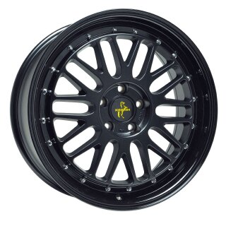 Keskin KT22 8.5x19 5/108 ET45 NB72.6 Matt Black Painted