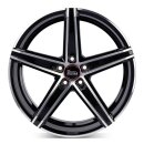 MAM OX-18 8,5x19 5/112 ET30 Schwarz frontpoliert Alufelge