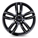 MAM RS3 8,0x18 5/112 ET45 Schwarz frontpoliert Alufelge