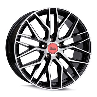 MAM RS4 8.5x19 5/112 ET45 NB72.6 Black Front Polish