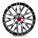 MAM RS4 8,5x20 5/112 ET45 Schwarz frontpoliert Alufelge