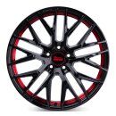 MAM RS4 8,5x20 5/120 ET35 Schwarz Rot Alufelge